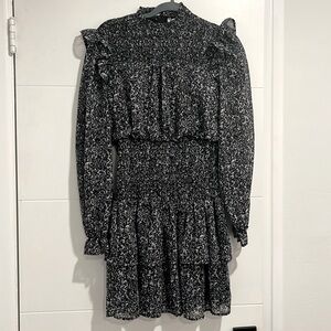 She + sky black dress
